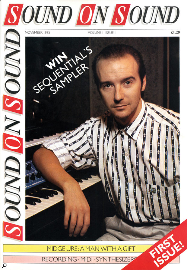 SOS First Issue November 1985 front cover.